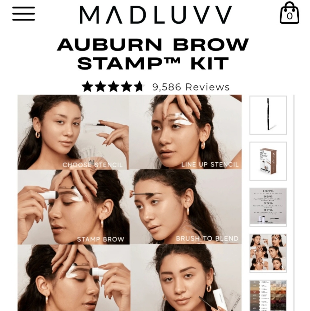 MADLUVV Brow Stamp Kit - Picture 2 of 4